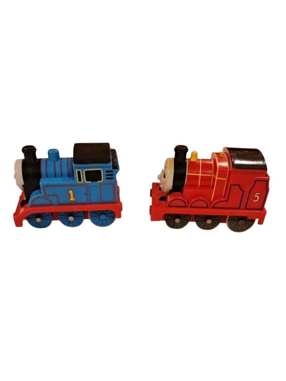 Thomas The Train 2004 Pull Back Engines Percy & Thomas 3.5 Inch Eyes Move